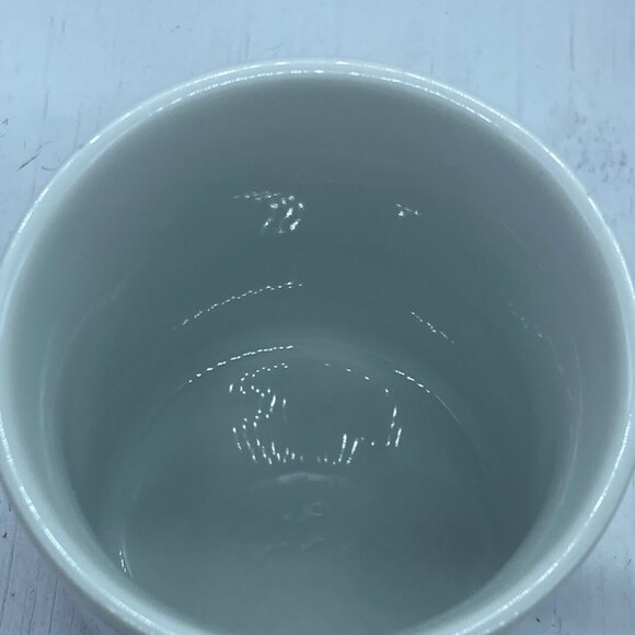 Vtg Retro Mustache Ceramic Coffee Mug Cup Stripes 3.5" - Picture 4 of 6